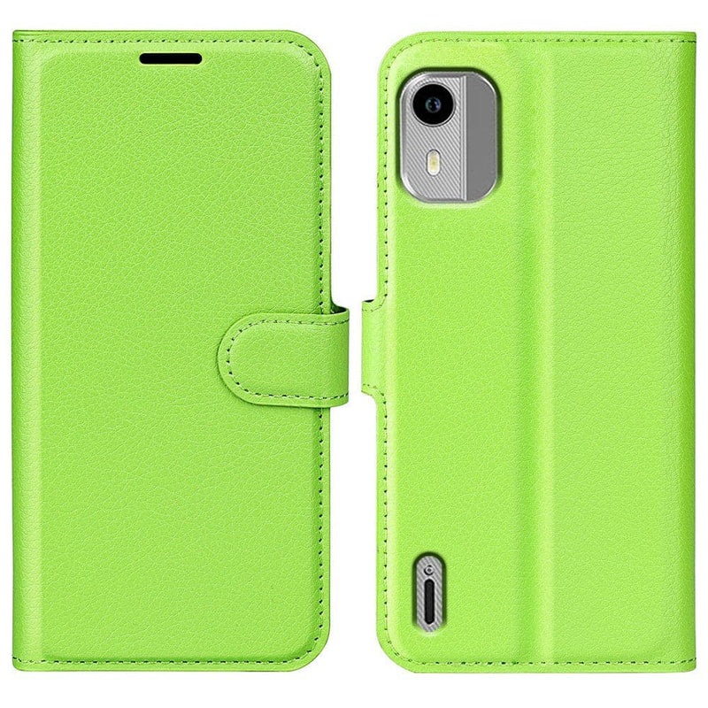 Se Nokia C12 / C12 Pro / C12 Plus - Læder cover / pung - Grøn ❤ Kæmpe udvalg i Blandet ❤ Hurtig levering: 1 - 2 Hverdage samt billig fragt - Varenummer: CPD-V33660153478F og barcode / Ean: 660153478F på lager - Udsalg på Mobil tilbehør Spar op til 54% - Over 454 kendte brands på udsalg