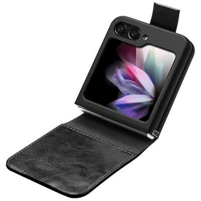 Se Samsung Galaxy Z Flip5 - QIALINO Classic Slim ægte læder cover - Sort ❤ Kæmpe udvalg i QIALINO ❤ Hurtig levering: 1 - 2 Hverdage samt billig fragt - Varenummer: CPD-QLFLIP5103002 og barcode / Ean: '0601968149369 på lager - Udsalg på Mobil tilbehør Spar op til 67% - Over 785 kendte brands på udsalg