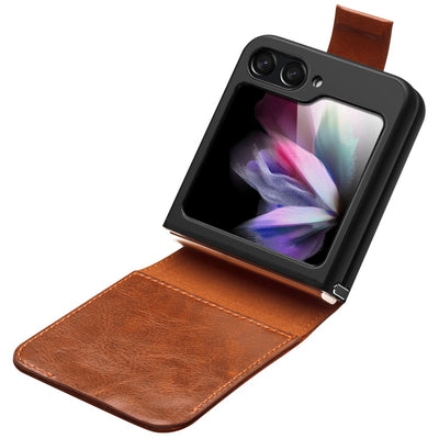 Se Samsung Galaxy Z Flip5 - QIALINO Classic Slim ægte læder cover - Lysebrun ❤ Stort online udvalg i QIALINO ❤ Hurtig levering: 1 - 2 Hverdage samt billig fragt - Varenummer: CPD-QLFLIP5103027 og barcode / Ean: på lager - Udsalg på Mobil tilbehør Spar op til 63% - Over 454 design mærker på udsalg