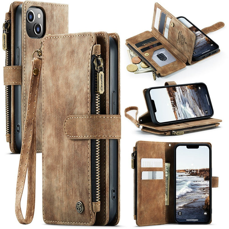 Se iPhone 15 Plus - CASEME læder cover / pung - Lomme med lynlås - Brun ❤ Kæmpe udvalg i Blandet ❤ Hurtig levering: 1 - 2 Hverdage samt billig fragt - Varenummer: CPD-V33660154592B og barcode / Ean: 660154592B på lager - Udsalg på Mobil tilbehør Spar op til 59% - Over 454 design mærker på udsalg