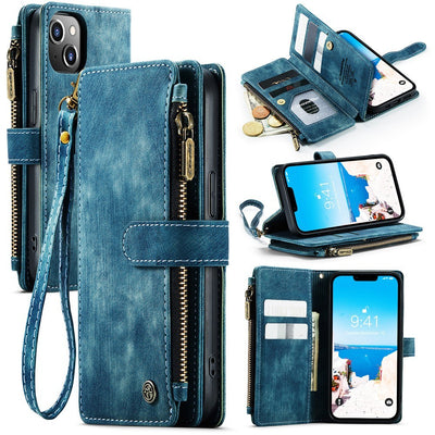 Se iPhone 15 Plus - CASEME læder cover / pung - Lomme med lynlås - Blå ❤ Kæmpe udvalg i Blandet ❤ Hurtig levering: 1 - 2 Hverdage samt billig fragt - Varenummer: CPD-V33660154592C og barcode / Ean: 660154592C på lager - Udsalg på Mobil tilbehør Spar op til 58% - Over 454 design mærker på udsalg