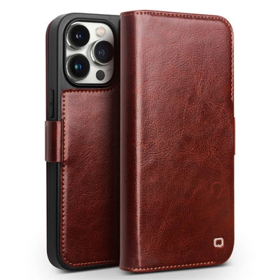 Se iPhone 15 Pro - QIALINO Classic Slim ægte læder cover - Mørkebrun ❤ Kæmpe udvalg i QIALINO ❤ Hurtig levering: 1 - 2 Hverdage samt billig fragt - Varenummer: CPD-QLI15P103025 og barcode / Ean: '0601968149208 på lager - Udsalg på Mobil tilbehør Spar op til 54% - Over 785 kendte brands på udsalg