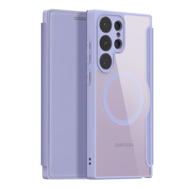 Se Samsung Galaxy S23 Ultra - Dux Ducis Skin X Pro Magsafe Flip cover - Lilla ❤ Kæmpe udvalg i Blandet ❤ Hurtig levering: 1 - 2 Hverdage samt billig fragt - Varenummer: CPD-DU3024805 og barcode / Ean: &