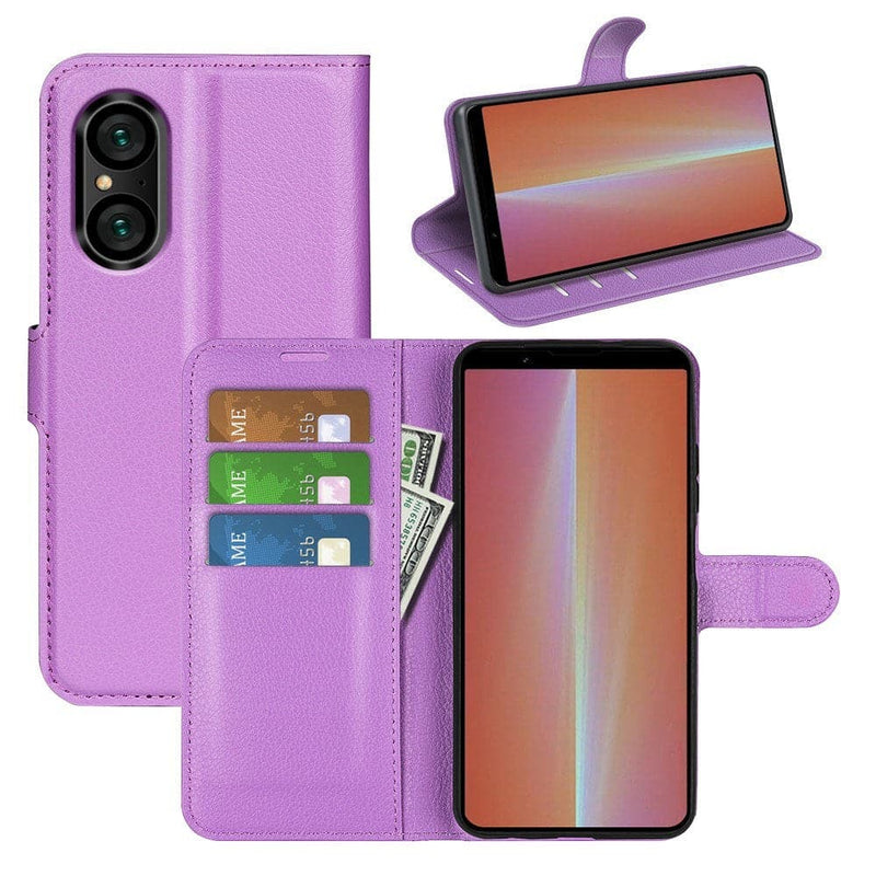 Se Sony Xperia 5 V - Læder cover / pung - Lilla ❤ Kæmpe udvalg i Blandet ❤ Hurtig levering: 1 - 2 Hverdage samt billig fragt - Varenummer: CPD-V33660159300H og barcode / Ean: 660159300H på lager - Udsalg på Mobil tilbehør Spar op til 54% - Over 454 design mærker på udsalg