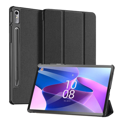 Se Lenovo Tab P11 Pro (Gen 2) - DUX DUCIS Domo Series Tri-Fold Smart cover - Sort ✔ Kæmpe udvalg i  Capida ✔ Hurtig levering: 1 - 2 Hverdage samt billig fragt - Varenummer: CPD-DU3033739 og barcode / Ean: '6934913033739 på lager - Udsalg på Tablets tilbehør Spar op til 51% - Over 424 kendte brands på udsalg