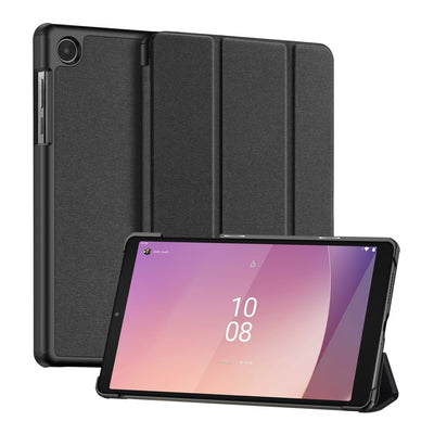 Se Lenovo Tab M8 (Gen 4) - DUX DUCIS Domo Series Tri-Fold Smart cover - Sort ✔ Kæmpe udvalg i  Capida ✔ Hurtig levering: 1 - 2 Hverdage samt billig fragt - Varenummer: CPD-DU3029213 og barcode / Ean: '6934913029213 på lager - Udsalg på Tablets tilbehør Spar op til 56% - Over 424 kendte brands på udsalg