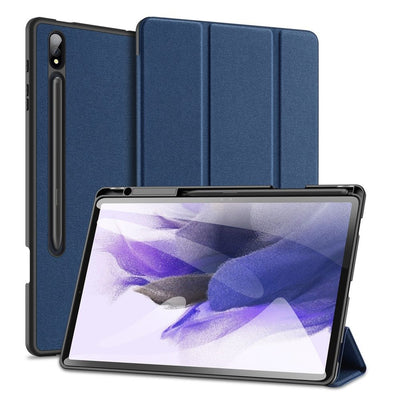 Se Samsung Galaxy Tab S9 Plus - DUX DUCIS Domo Series Tri-Fold Smart cover - Blå ❤ Kæmpe udvalg i Blandet ❤ Hurtig levering: 1 - 2 Hverdage samt billig fragt - Varenummer: CPD-DU3025932 og barcode / Ean: '6934913025932 på lager - Udsalg på Tablets tilbehør Spar op til 66% - Over 454 design brands på udsalg