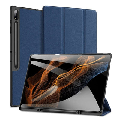 Se Samsung Galaxy Tab S9 Ultra/S8 Ultra - DUX DUCIS Domo Series Tri-Fold Smart cover - Blå ❤ Kæmpe udvalg i Blandet ❤ Hurtig levering: 1 - 2 Hverdage samt billig fragt - Varenummer: CPD-DU3025963 og barcode / Ean: '6934913025963 på lager - Udsalg på Tablets tilbehør Spar op til 54% - Over 454 design brands på udsalg