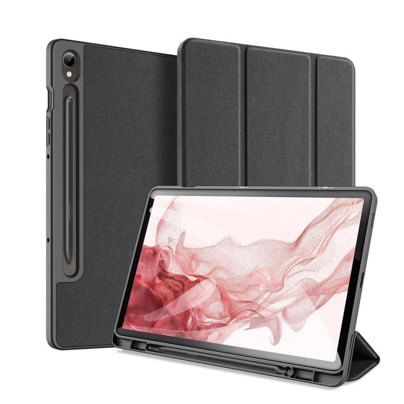 Se Samsung Galaxy Tab S9 - DUX DUCIS Domo Series Tri-Fold Smart cover - Sort ❤ Kæmpe udvalg i Blandet ❤ Hurtig levering: 1 - 2 Hverdage samt billig fragt - Varenummer: CPD-DU3025895 og barcode / Ean: &