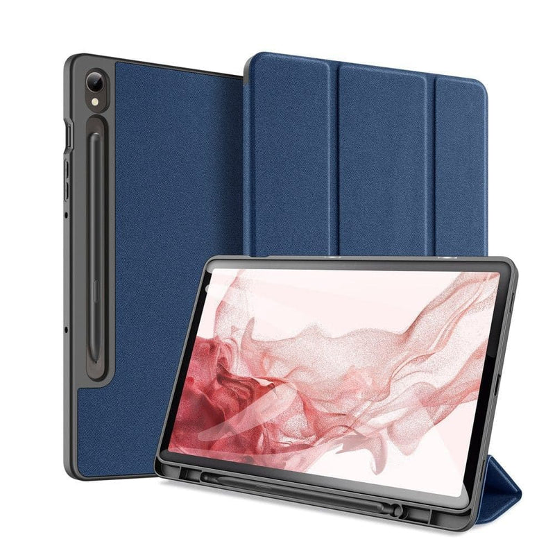 Se Samsung Galaxy Tab S9 - DUX DUCIS Domo Series Tri-Fold Smart cover - Blå ❤ Kæmpe udvalg i Blandet ❤ Hurtig levering: 1 - 2 Hverdage samt billig fragt - Varenummer: CPD-DU3025901 og barcode / Ean: &