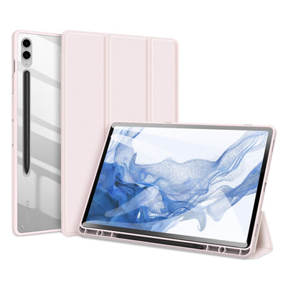 Se Samsung Galaxy Tab S9 Plus - DUX DUCIS Toby Tri-Fold læder cover - Pink ❤ Kæmpe udvalg i Blandet ❤ Hurtig levering: 1 - 2 Hverdage samt billig fragt - Varenummer: CPD-DU3024034 og barcode / Ean: '6934913024034 på lager - Udsalg på Tablets tilbehør Spar op til 58% - Over 454 design brands på udsalg