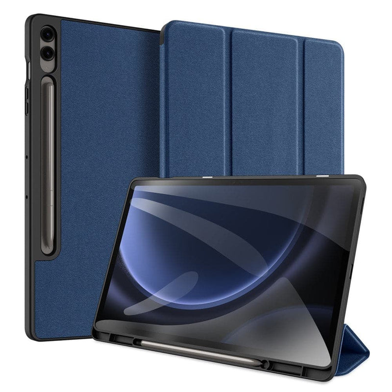 Se Samsung Galaxy Tab S9 FE Plus - DUX DUCIS Domo Series Tri-Fold Smart cover - Blå ❤ Kæmpe udvalg i Blandet ❤ Hurtig levering: 1 - 2 Hverdage samt billig fragt - Varenummer: CPD-DU3024942 og barcode / Ean: &