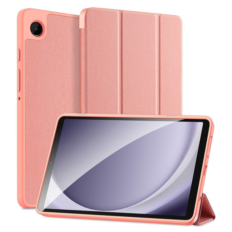 Se Samsung Tab A9 8.7 (2023) - DUX DUCIS Domo Series Tri-Fold Smart cover - Pink ❤ Kæmpe udvalg i Blandet ❤ Hurtig levering: 1 - 2 Hverdage samt billig fragt - Varenummer: CPD-DU3023327 og barcode / Ean: &