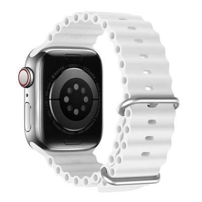 Se Dux Ducis OceanWave - Apple Watch 9/8/7/6/5/4/3/2/1/SE - 41/40/38mm - Soft Silikone urrem - Hvid ❤ Kæmpe udvalg i Blandet ❤ Hurtig levering: 1 - 2 Hverdage samt billig fragt - Varenummer: CPD-DU3033852 og barcode / Ean: '6934913033852 på lager - Udsalg på Bolig og fritid Spar op til 57% - Over 400 kendte brands på udsalg