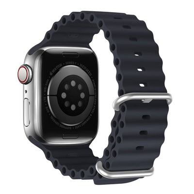 Se Dux Ducis OceanWave - Apple Watch 9/8/7/6/5/4/3/2/1/SE - 41/40/38mm - Soft Silikone urrem - Midnight ❤ Kæmpe udvalg i Blandet ❤ Hurtig levering: 1 - 2 Hverdage samt billig fragt - Varenummer: CPD-DU3033845 og barcode / Ean: '6934913033845 på lager - Udsalg på Bolig og fritid Spar op til 58% - Over 400 kendte brands på udsalg