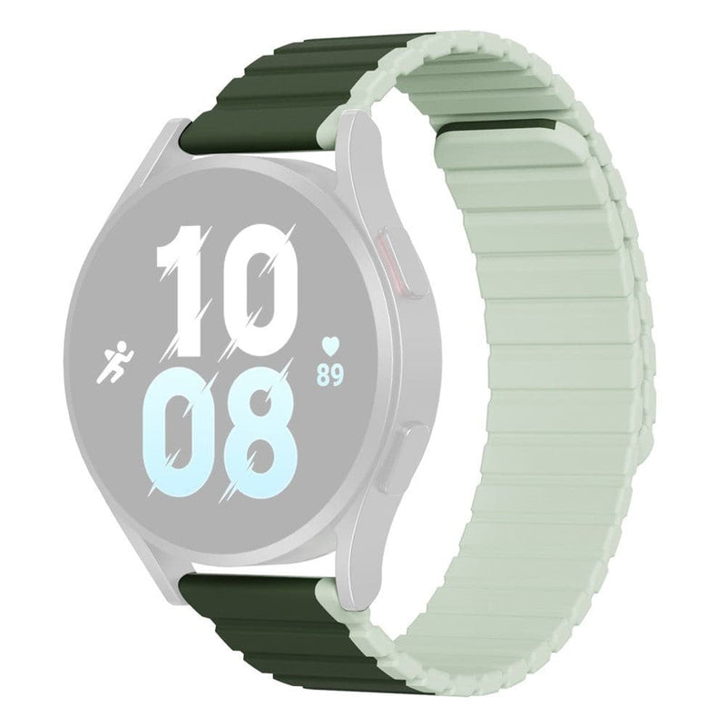 Se Dux Ducis LD Series - Samsung Galaxy Watch 3 45mm / Watch S3 - Magnetisk silikone urrem 22mm - Grøn ❤ Kæmpe udvalg i KopK ❤ Hurtig levering: 1 - 2 Hverdage samt billig fragt - Varenummer: CPD-DU3026038 og barcode / Ean: &