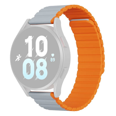 Se Dux Ducis LD Series - Samsung Galaxy Watch 3 45mm / Watch S3 - Magnetisk silikone urrem 22mm - Grå/Orange ❤ Kæmpe udvalg i KopK ❤ Hurtig levering: 1 - 2 Hverdage samt billig fragt - Varenummer: CPD-DU3026014 og barcode / Ean: '6934913026014 på lager - Udsalg på Bolig og fritid Spar op til 55% - Over 857 kendte brands på udsalg