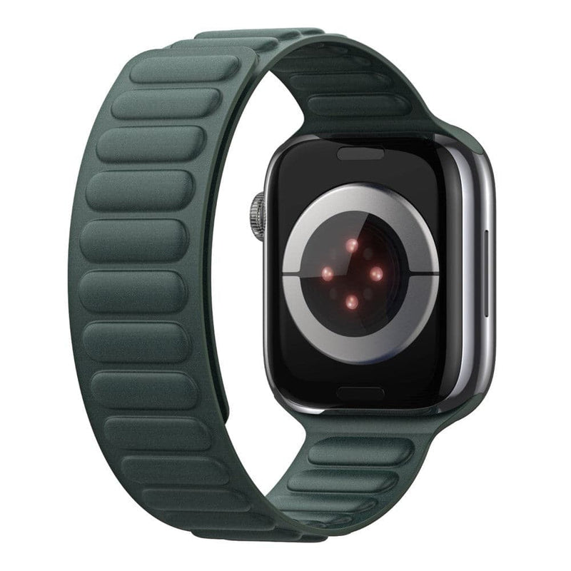 Se Dux Ducis BL Series - Apple Watch 9/8/7/6/5/4/3/2/1/SE/Ultra/Ultra 2 - 49/45/44/42mm - Magnetisk twill urrem - Evergreen ❤ Kæmpe udvalg i Blandet ❤ Hurtig levering: 1 - 2 Hverdage samt billig fragt - Varenummer: CPD-DU3023792 og barcode / Ean: &