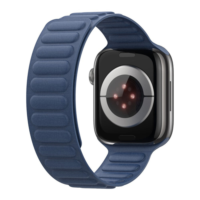 Se Dux Ducis BL Series - Apple Watch 9/8/7/6/5/4/3/2/1/SE - 41/40/38mm - Magnetisk twill urrem - Blå ❤ Kæmpe udvalg i Blandet ❤ Hurtig levering: 1 - 2 Hverdage samt billig fragt - Varenummer: CPD-DU3023785 og barcode / Ean: &