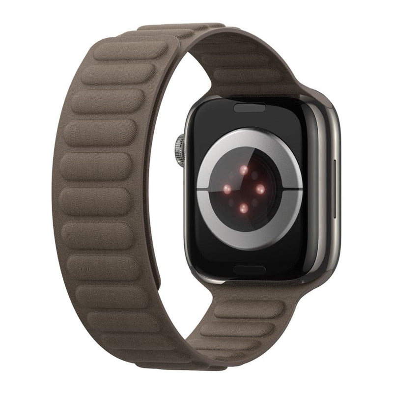 Se Dux Ducis BL Series - Apple Watch 9/8/7/6/5/4/3/2/1/SE - 41/40/38mm - Magnetisk twill urrem - Taupe ❤ Kæmpe udvalg i Blandet ❤ Hurtig levering: 1 - 2 Hverdage samt billig fragt - Varenummer: CPD-DU3023778 og barcode / Ean: &