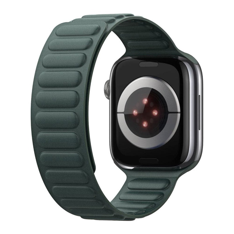 Se Dux Ducis BL Series - Apple Watch 9/8/7/6/5/4/3/2/1/SE - 41/40/38mm - Magnetisk twill urrem - Evergreen ❤ Kæmpe udvalg i Blandet ❤ Hurtig levering: 1 - 2 Hverdage samt billig fragt - Varenummer: CPD-DU3023761 og barcode / Ean: &