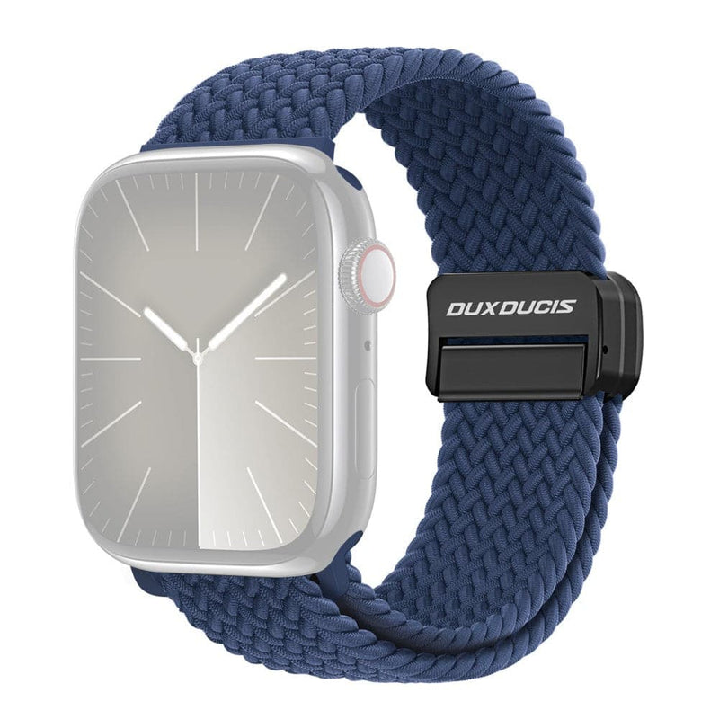 Se Dux Ducis Mixture Pro - Apple Watch 9/8/7/6/5/4/3/2/1/SE - 41/40/38mm - Magnetisk tekstil urrem - Storm Blue ❤ Kæmpe udvalg i Blandet ❤ Hurtig levering: 1 - 2 Hverdage samt billig fragt - Varenummer: CPD-DU3023945 og barcode / Ean: &