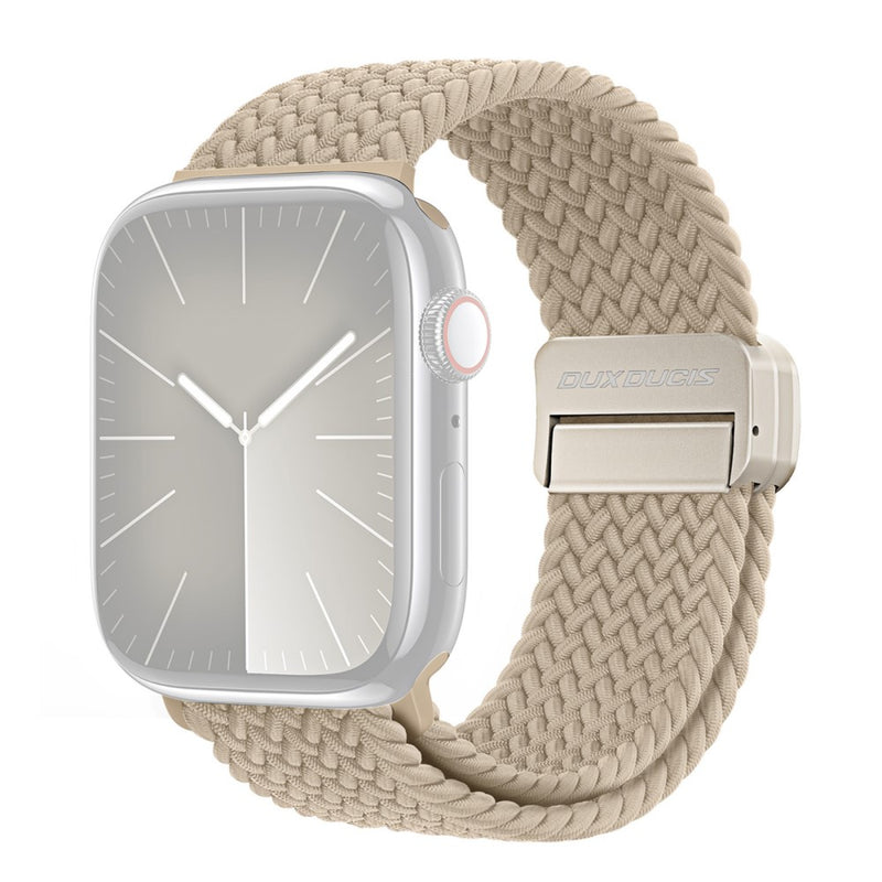 Se Dux Ducis Mixture Pro - Apple Watch 9/8/7/6/5/4/3/2/1/SE/Ultra/Ultra 2 - 49/45/44/42mm - Magnetisk tekstil urrem - Beige ❤ Kæmpe udvalg i Blandet ❤ Hurtig levering: 1 - 2 Hverdage samt billig fragt - Varenummer: CPD-DU3022030 og barcode / Ean: &