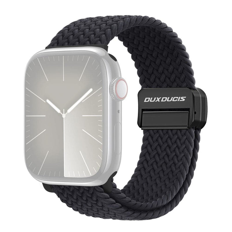 Se Dux Ducis Mixture Pro - Apple Watch 9/8/7/6/5/4/3/2/1/SE/Ultra/Ultra 2 - 49/45/44/42mm - Magnetisk tekstil urrem - Midnight ❤ Kæmpe udvalg i Blandet ❤ Hurtig levering: 1 - 2 Hverdage samt billig fragt - Varenummer: CPD-DU3022054 og barcode / Ean: &