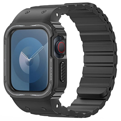 Se Dux Ducis OA Series - Apple Watch 9/8/7/6/5/4/3/2/1/SE - 41/40/38mm - Magentisk silikone urrem med cover - Sort ❤ Kæmpe udvalg i Blandet ❤ Hurtig levering: 1 - 2 Hverdage samt billig fragt - Varenummer: CPD-DU3023891 og barcode / Ean: '6934913023891 på lager - Udsalg på Bolig og fritid Spar op til 54% - Over 454 design brands på udsalg