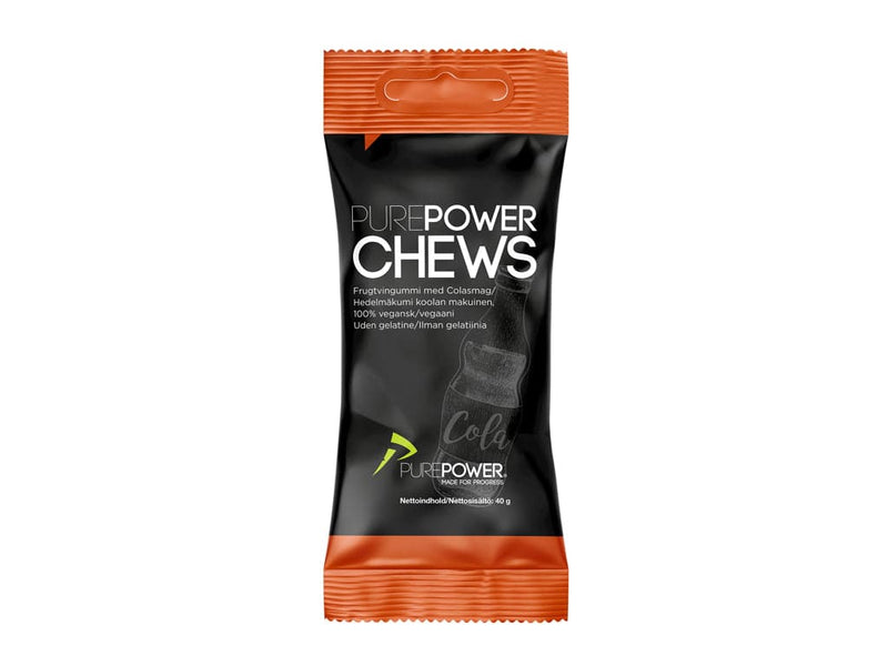 Se PurePower Cola Chews - Vingummi med colasmag - 40 gram. M.H.T 31-03-2024 ❤ Kæmpe udvalg i PurePower ❤ Hurtig levering: 1 - 2 Hverdage samt billig fragt - Varenummer: CKP-5701477937084 og barcode / Ean: &