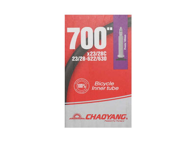 Se Chaoyang Slange 700 x 23-28C med 100mm lang Racerventil ✔ Kæmpe udvalg i  Chaoyang ✔ Hurtig levering: 1 - 2 Hverdage samt billig fragt - Varenummer: CKP-6938112679583 og barcode / Ean: '6938112679583 på lager - Udsalg på Slanger Spar op til 55% - Over 424 kendte brands på udsalg