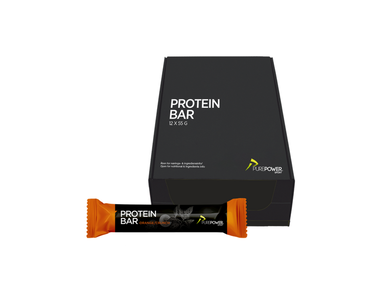 Se Purepower Protein Bar - Orange Crunch - 12 x 55 gram ❤ Stort online udvalg i PurePower ❤ Hurtig levering: 1 - 2 Hverdage samt billig fragt - Varenummer: CKP-5701477939224 og barcode / Ean: &