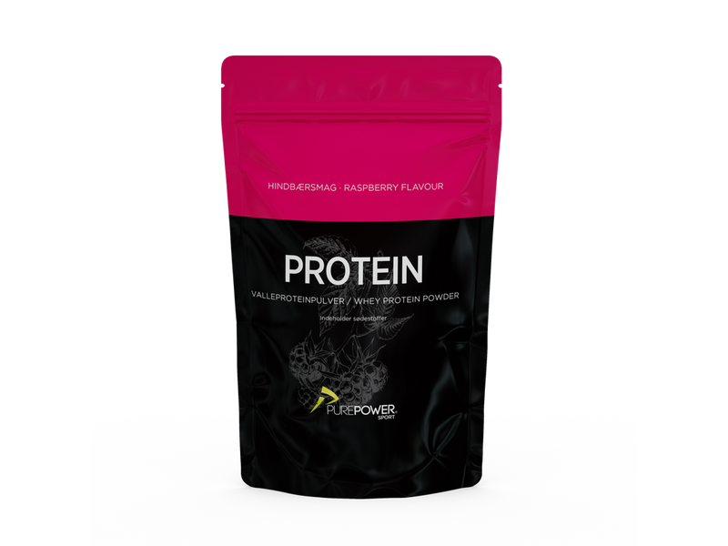 Se PurePower Proteinpulver - Valleproteindrik - Hindbær 400 g ❤ Kæmpe udvalg i PurePower ❤ Hurtig levering: 1 - 2 Hverdage samt billig fragt - Varenummer: CKP-5701477944341 og barcode / Ean: &