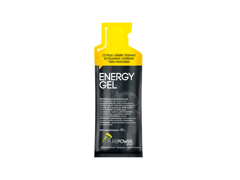 Se Purepower Energy Gel - Citrus/Grøn te - 40 gram ❤ Stort online udvalg i PurePower ❤ Hurtig levering: 1 - 2 Hverdage samt billig fragt - Varenummer: CKP-5701477695731 og barcode / Ean: &