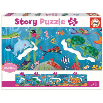 Se Educa Under vandet puslespil med 26 brikker ❤ Stort online udvalg i Educa Puzzle ❤ Hurtig levering: 1 - 2 Hverdage samt billig fragt ❤ Varenummer: BGH-42159631073532 og barcode / Ean: '8412668189027 på lager - Udsalg på Alle produkter Spar op til 62% - Over 785 kendte brands på udsalg