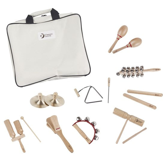 Se Classic Toys - Musikinstrumenter til børn med 9stk. i træ inkl. opbevaringstaske ❤ Stort online udvalg i Nordic Play ❤ Hurtig levering: 1 - 2 Hverdage samt billig fragt ❤ Varenummer: BGH-39496392835223 og barcode / Ean: &