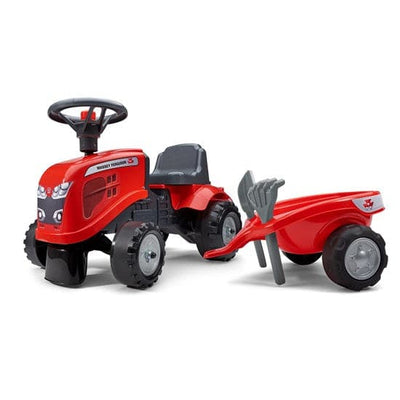 Se Falk - Baby Massey Ferguson ride-on traktor m. trailer 1-3 år ❤ Kæmpe udvalg i Falk ❤ Hurtig levering: 1 - 2 Hverdage samt billig fragt - Varenummer: BGH-40735477530775 og barcode / Ean: '3016200024132 på lager - tilbud på Best selling products Spar op til 52% - Over 857 design brands på tilbud