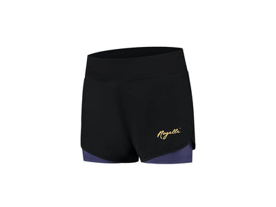 Se Rogelli Indigo - Løbeshorts 2 in 1 - Dame - Sort/Purple - Str. XL ✔ Kæmpe udvalg i  Rogelli ✔ Hurtig levering: 1 - 2 Hverdage samt billig fragt - Varenummer: CKP-8717849081627 og barcode / Ean: '8717849081627 på lager - Udsalg på Urban & fritid Spar op til 52% - Over 1454 kendte brands på udsalg