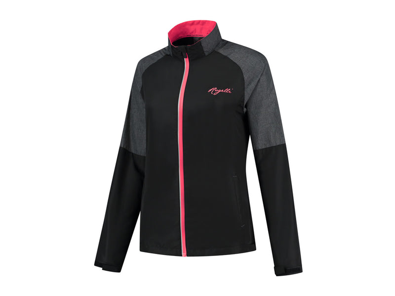 Se Rogelli Enjoy - Sports jakke Dame - Airbloc - Melange sort pink - Str. 2XL ❤ Stort online udvalg i Rogelli ❤ Hurtig levering: 1 - 2 Hverdage samt billig fragt ❤ Varenummer: CKP-8720567006629 og barcode / Ean: &