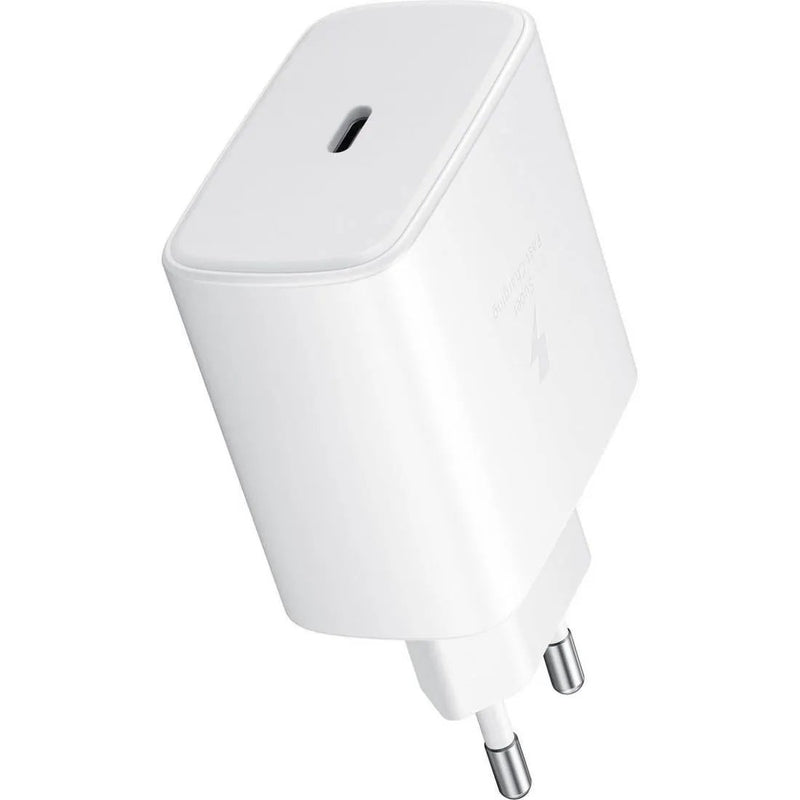 Se Original Samsung TA845EWE USB-C oplader / adapter 45W - Hvid ✔ Kæmpe udvalg i  Samsung ✔ Hurtig levering: 1 - 2 Hverdage samt billig fragt - Varenummer: CPD-CL6614391 og barcode / Ean: GH44-03114A+R37T8J5B på lager - Udsalg på Mobil tilbehør Spar op til 64% - Over 424 kendte brands på udsalg