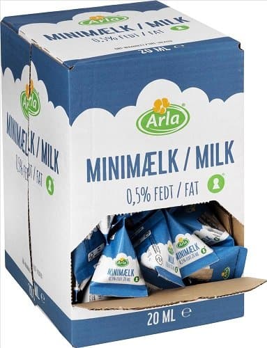 Se Kaffemælk, Mini 0,5% (100x20ml) ✔ Kæmpe udvalg i  Eclat ✔ Hurtig levering: 1 - 2 Hverdage samt billig fragt - Varenummer: BAR-463444 og barcode / Ean: &