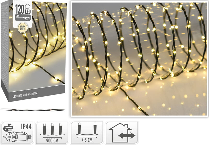 Se Lyskæde LED varm hvid 120L - Udvendig ❤ Kæmpe udvalg i Bolig og Haven ❤ Hurtig levering: 1 - 2 Hverdage samt billig fragt - Varenummer: BGH-47402533880138 og barcode / Ean: &