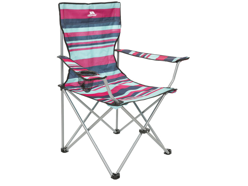 Se Trespass Branson - Foldbar campingstol med drinksholder - Tropical Stripe ❤ Stort online udvalg i Trespass ❤ Hurtig levering: 1 - 2 Hverdage samt billig fragt ❤ Varenummer: CKP-5045274265712 og barcode / Ean: på lager - Udsalg på Campingmøbler Spar op til 62% - Over 360 kendte mærker på udsalg