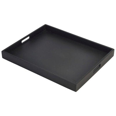 Se Solid Black Butlers Tray 49 x 38.5 x 4.5cm ❤ Kæmpe udvalg i Genware ❤ Hurtig levering: 1 - 2 Hverdage samt billig fragt - Varenummer: BAR-632346 og barcode / Ean: '5020403016113 på lager - Udsalg på Barudstyr Tjenerudstyr Serveringsbakker Spar op til 56% - Over 434 design mærker på udsalg