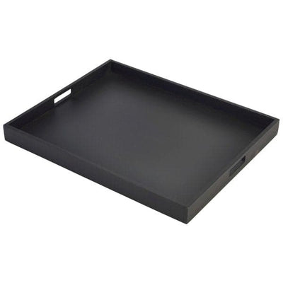 Se Solid Black Butlers Tray 53.5 x 42.5 x 4.5cm ❤ Kæmpe udvalg i Genware ❤ Hurtig levering: 1 - 2 Hverdage samt billig fragt - Varenummer: BAR-632347 og barcode / Ean: '5020403016137 på lager - Udsalg på Barudstyr Tjenerudstyr Serveringsbakker Spar op til 56% - Over 434 design brands på udsalg