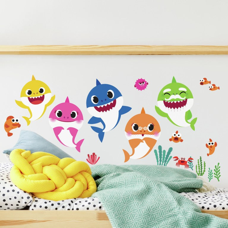 Se Baby Shark Wallstickers ✔ Kæmpe udvalg i Roommates ✔ Hurtig levering: 1 - 2 Hverdage samt billig fragt - Varenummer: MMA-216083 og barcode / Ean: &