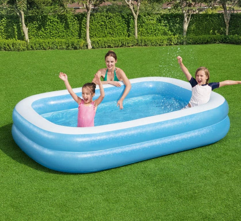 Se Badebassin Family Pool 262x175x51 cm ✔ Kæmpe udvalg i Bestway ✔ Hurtig levering: 1 - 2 Hverdage samt billig fragt - Varenummer: MMA-17854006 og barcode / Ean: &