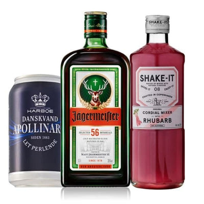 Se Jägermeister Rabarber Drinkspakke ❤ Kæmpe udvalg i BARLIFE ❤ Hurtig levering: 1 - 2 Hverdage samt billig fragt - Varenummer: BAR-635126 og barcode / Ean: på lager - Udsalg på Drikkevarer Drinkspakker Spar op til 55% - Over 454 design mærker på udsalg