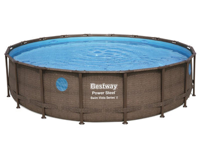 Se Bestway Power Steel Swim Vista II 549 x 122 cm m/pumpe, stige m.v. ❤ Kæmpe udvalg i Bestway ❤ Hurtig levering: 1 - 2 Hverdage samt billig fragt - Varenummer: MMA-17856977 og barcode / Ean: '6942138970845 på lager - Udsalg på Badebassin/pools til pumpe Spar op til 59% - Over 454 kendte mærker på udsalg