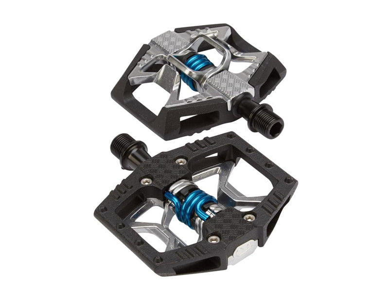 Se Crankbrothers Double Shot - MTB kombipedal - Grå/sort/blå ❤ Kæmpe udvalg i Crankbrothers ❤ Hurtig levering: 1 - 2 Hverdage samt billig fragt - Varenummer: CKP-641300160065 og barcode / Ean: &